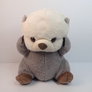 Uki Uki Friends Sea Otter Plush 15" Stuffed Toy Doll Japan Aqi Toys